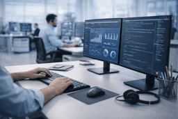Workstation IT para monitoreo y diseño