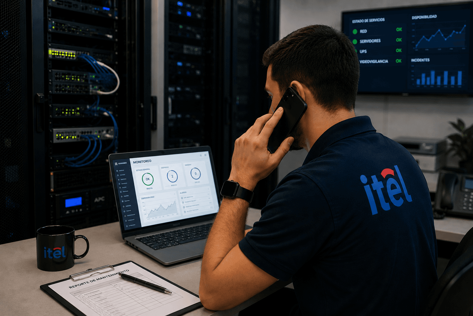 Kit NOC monitoreo redes